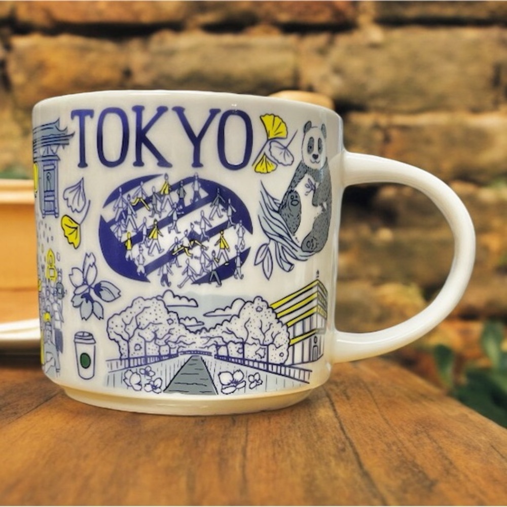 Starbucks Coffee TOKYO Been There Series 14oz Blue Mug Japan Coffee New - Picture 14 of 14